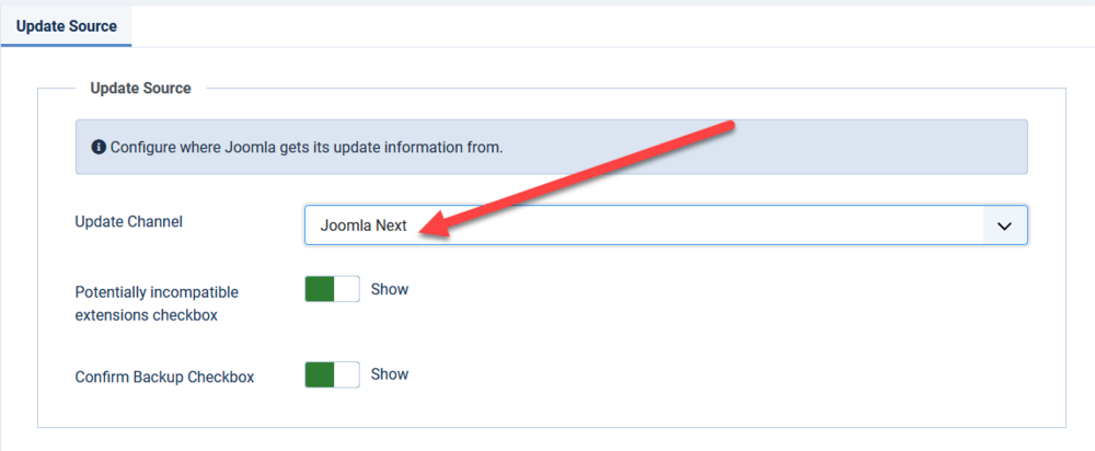 期权 Joomla Next